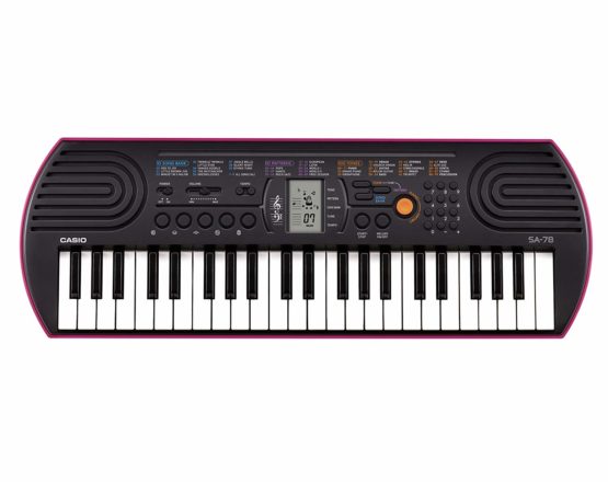 Casio SA-78 Mini 44 Keys Keyboard - Pink - Image 2