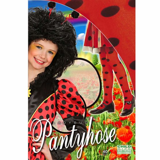 Widmann 01245 Ladybird Tights, Red/Black, 7-10 Years - Image 3