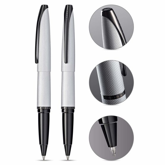 Cross ATX Brushed Chrome Gel Ink Pen incl. Premium Gift Box - Image 2