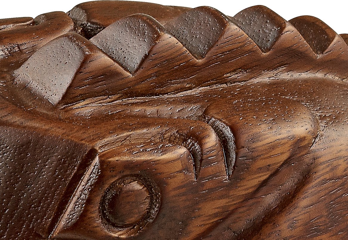 Meinl Percussion Wooden Frog Instrument - Large Guiro in Frog Shape - Including Wooden Scraper - Wood, Brown (FROG-L) - Image 3