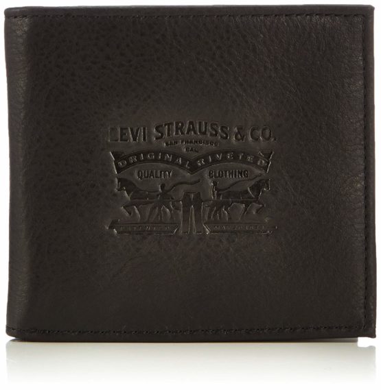 Levi's Men Clairview Bifold Coin Purses and Pouches 222539-4 Black