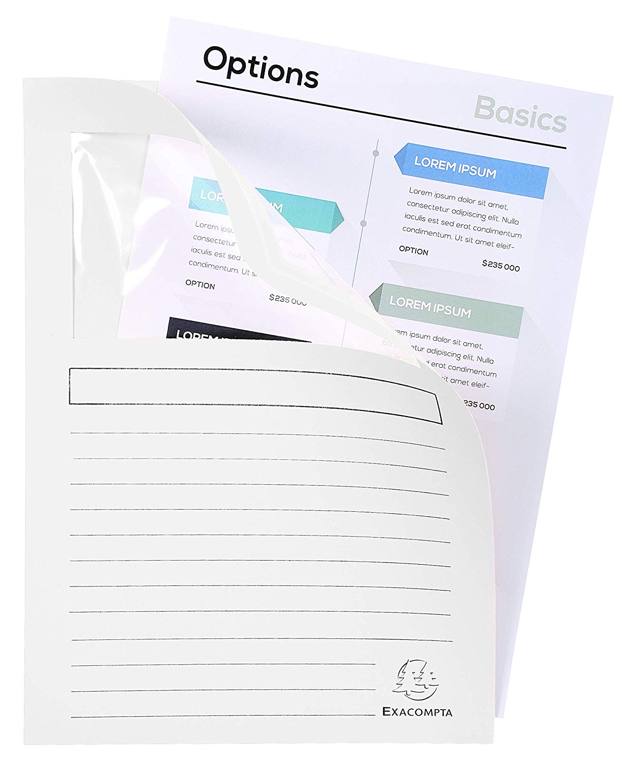 Exacompta, Ref 50151E, Super Window Folders, 220 x 310mm in Size, Suitable for Holding A4 Documents, 160gsm Card - Image 4