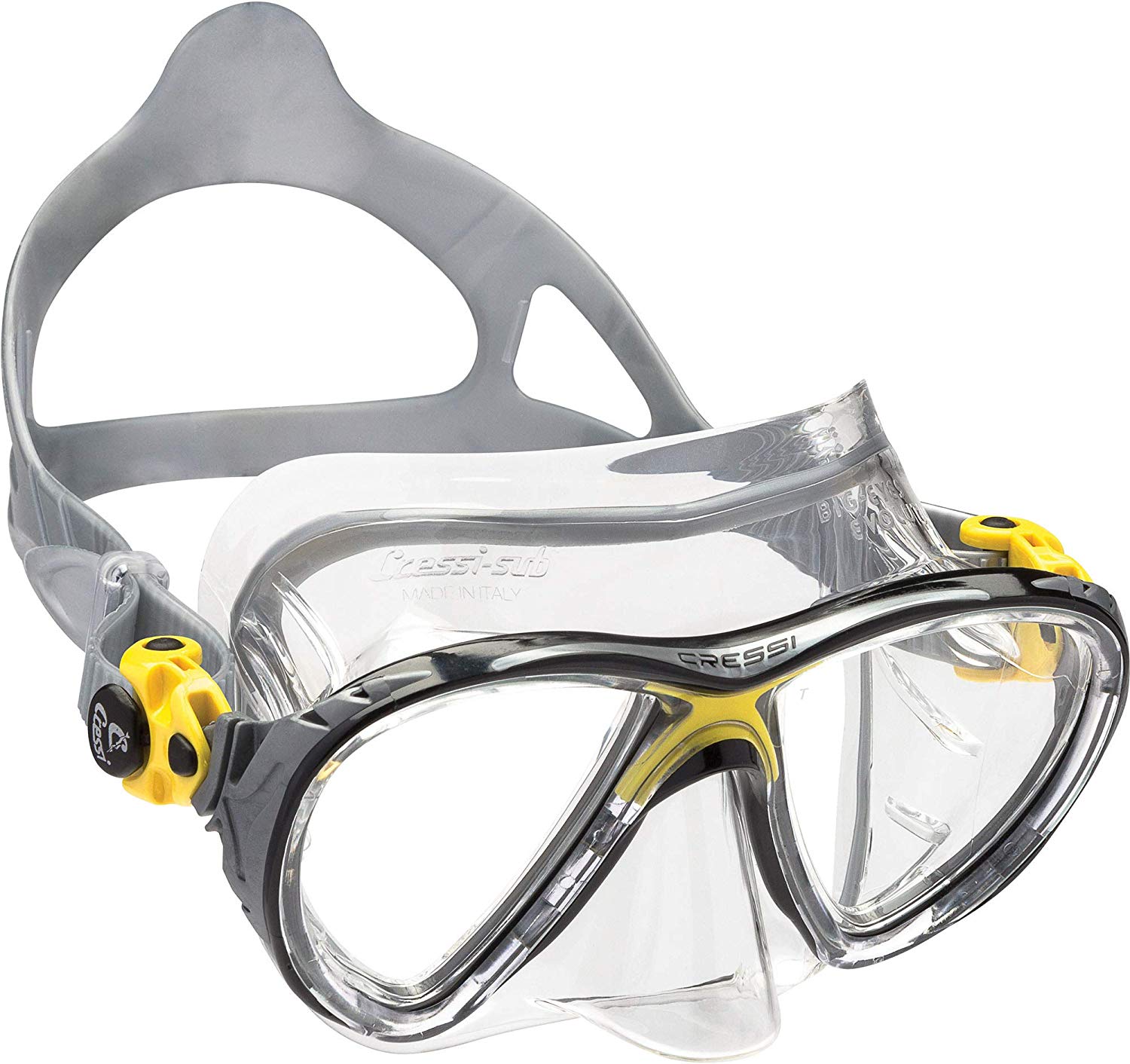 Cressi Big Eyes Evo & Alpha Ultra Dry Snorkel Set Adults, Silicone Snorkel Mask, Dry-Top Breathing Tube, Fit Diving Mask - Image 3
