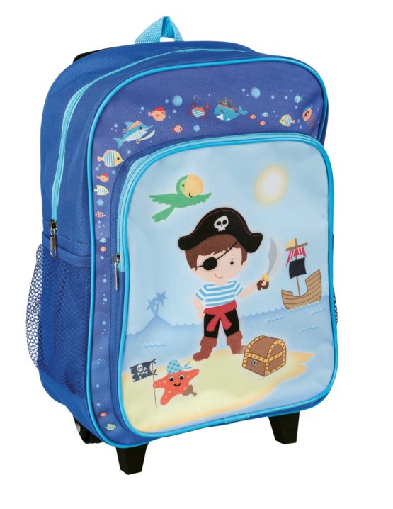 Idena Children's Luggage, Pirate (Blue) - 22045 - Image 3