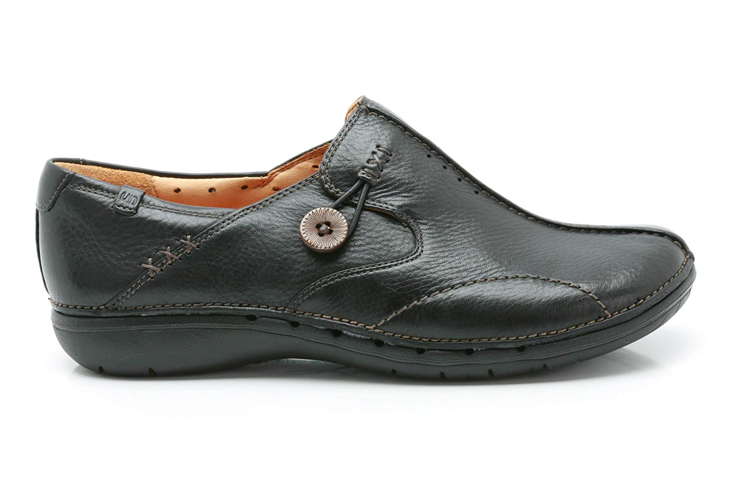 Clarks Un Loop Womens Black Leather, 6, 6 UK - Image 3