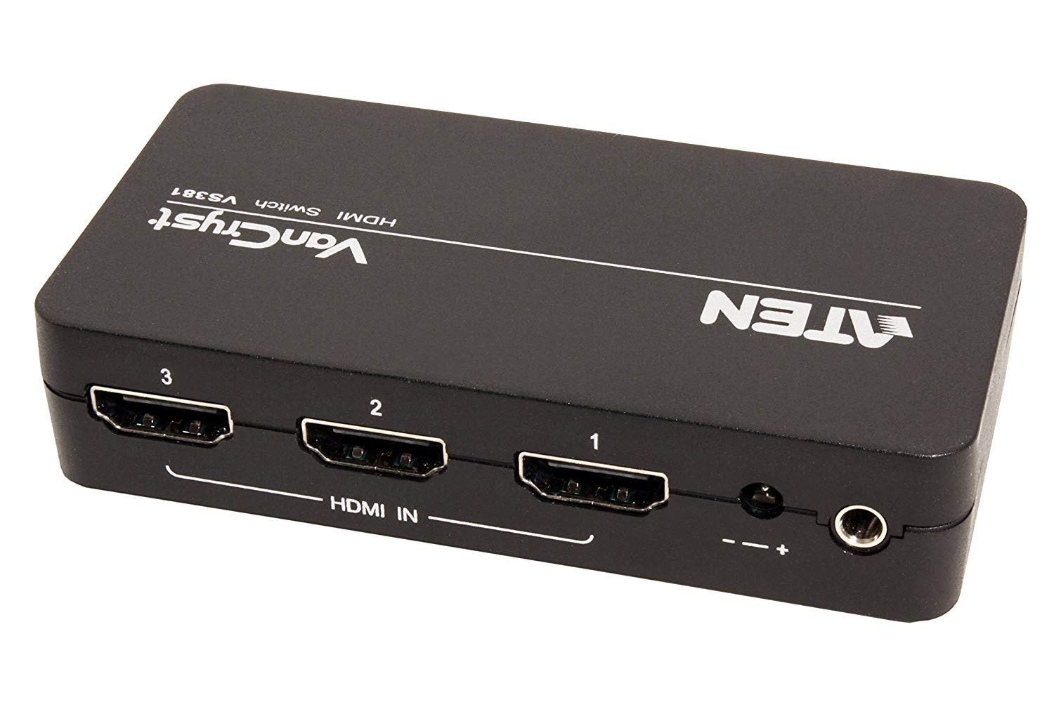 ATEN VS381 3 Port HDMI Switch, Black - Image 2