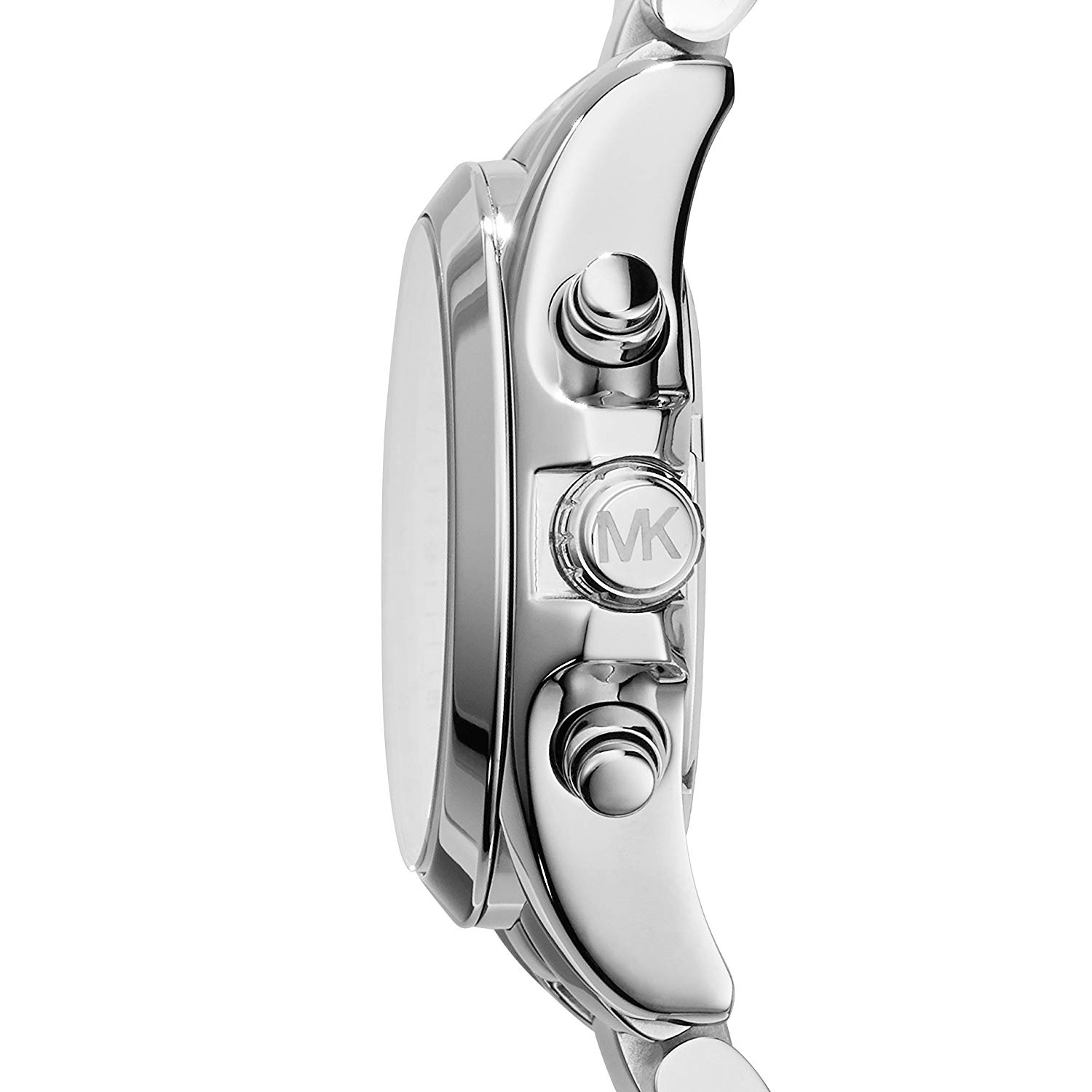 Michael Kors Mini Bradshaw Womens Quartz Watch with Silver Dial and Silver Stainless Steel Bracelet MK6174 - Image 2