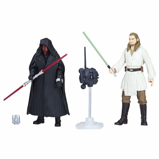 STAR WARS E1687EL2 "E1 SWU Darth Maul And Quigon Jinn" Figure