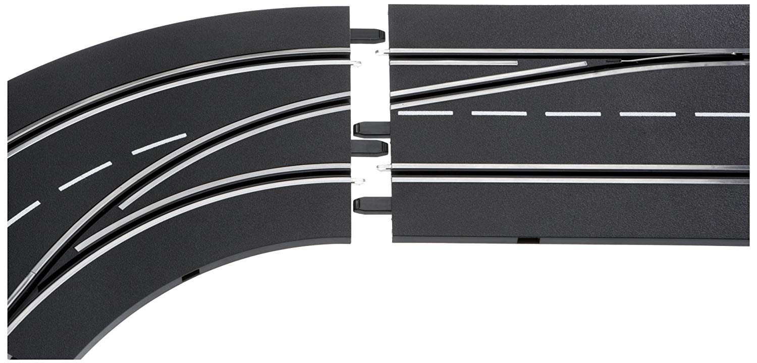 Carrera 30363 20030363 Digital 124/132 Lane Change Left Curve, Out to in Track Add On Accessory, Mehrfarbig - Image 2