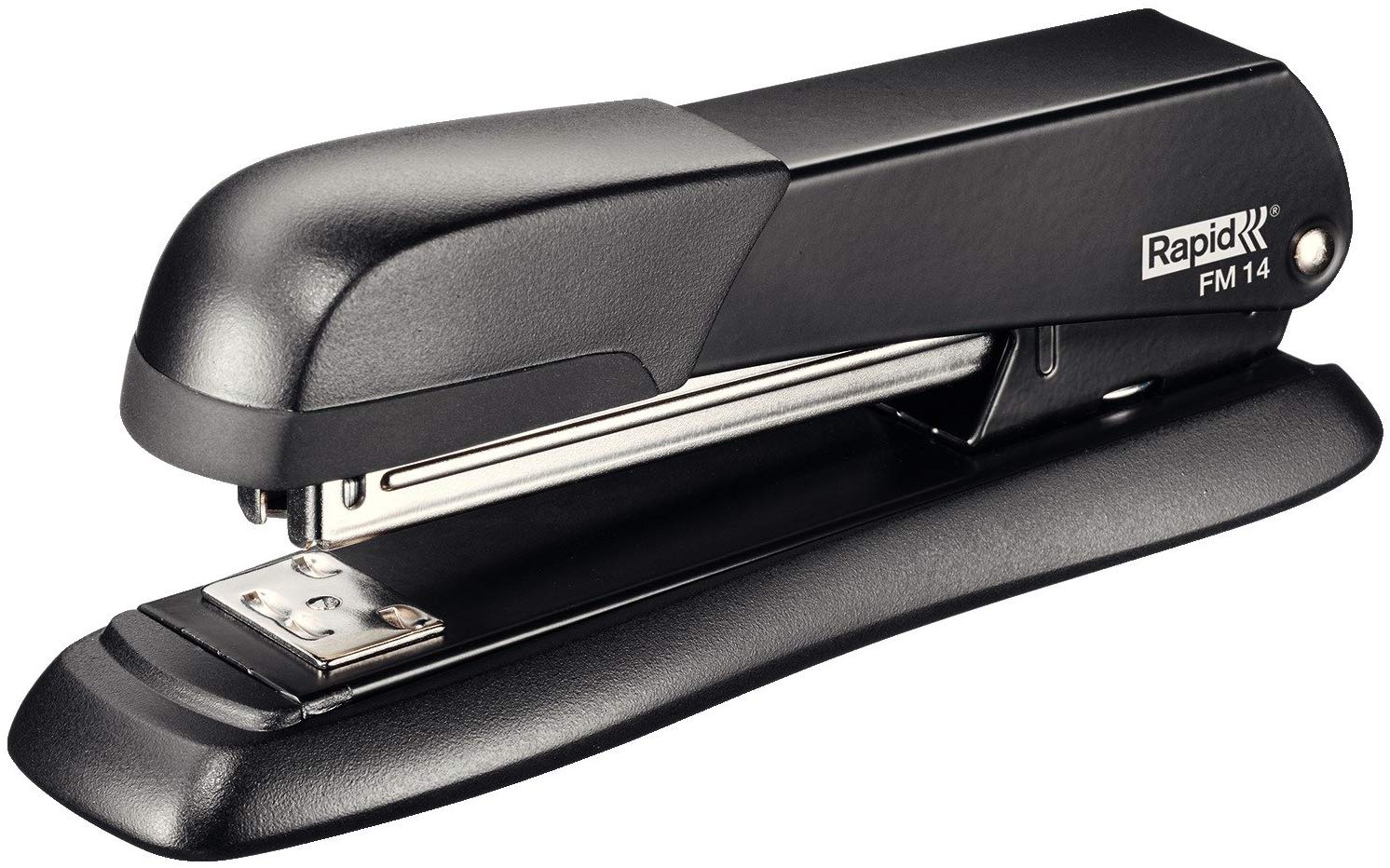 Rapid FM14 Full Strip Stapler, 25 Sheet Capacity, Stapling, Tacking and Pinning, Ergonomic Design, Metal Body, Black, 5000278