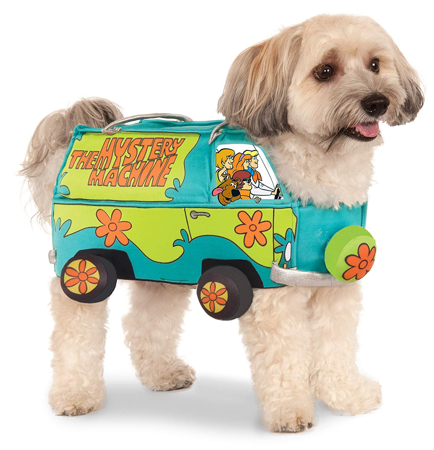 Rubies unisex adult Scooby-Doo The Mystery Machine Pet Suit, Small Party Supplies, Multicolor, S UK Halloween Halloween, World Book Day
