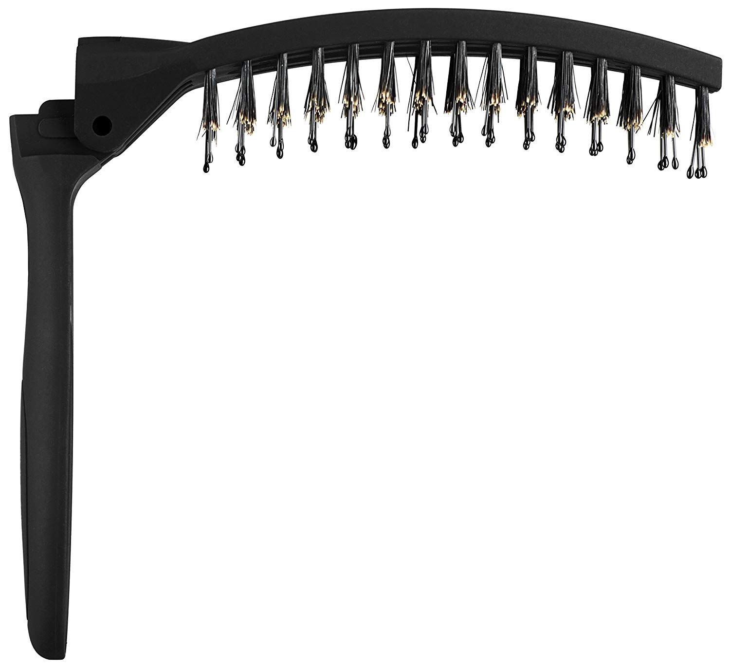 Olivia Garden On The Go™ Smooth & Style - Full Size Folding Brush - Compact, with Mirror & Blend of Boar & Ionic Nylon - Image 4