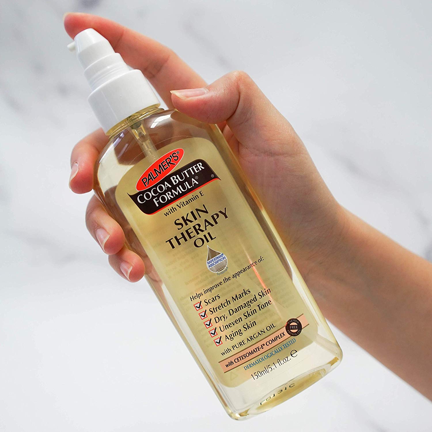 Palmer's Cocoa Butter Formula Skin Therapy Oil (Cocoa Butter Fragrance) 150ml, Clear, 150 ml (Pack of 1) - Image 2
