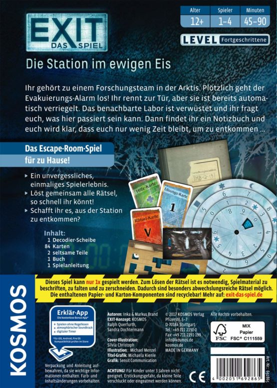 Kosmos 692865 EXIT The Game-The Station in Eternal Ice, Colourful - Image 2