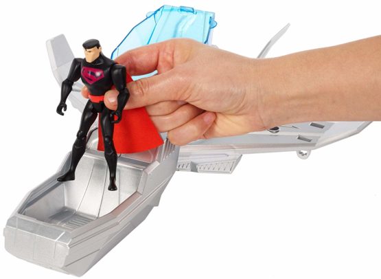 JUSTICE LEAGUE Action FGP35 Superman and Justice 1" Vehicle Set - Image 2