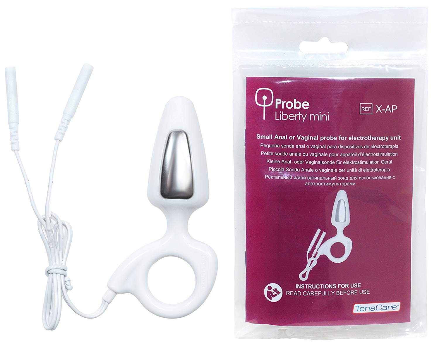 Performance Health Tenscare Libery Mini Anal And Vaginal Probe For Males And Females Pelvic 