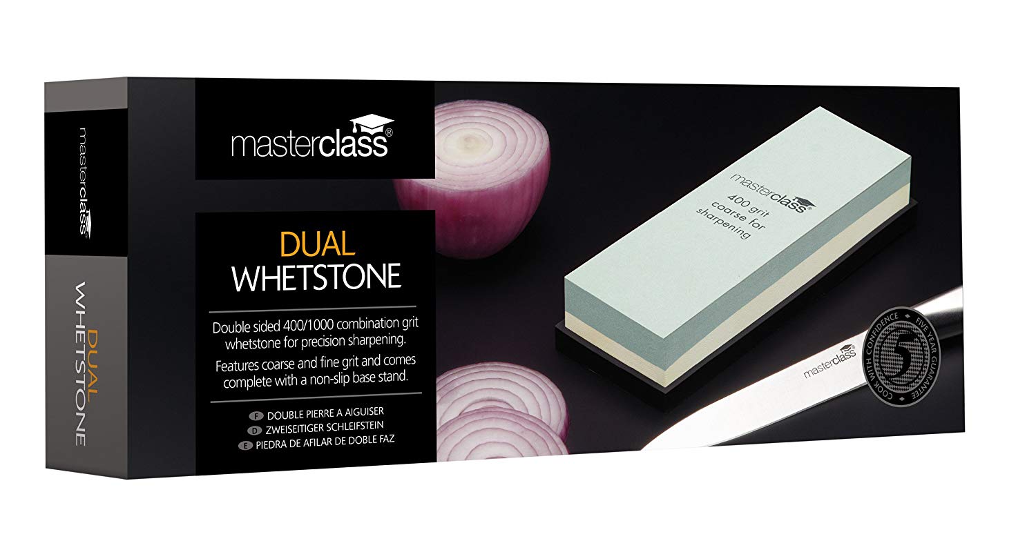 MasterClass Combination Whetstone, 18 x 6.5 cm (7" x 2.5"), Brown - Image 2