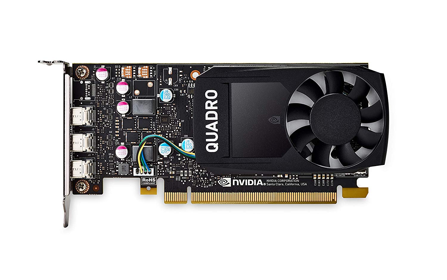 PNY NVIDIA QUADRO P400 2 GB DVI Graphics Card - Black - Image 3