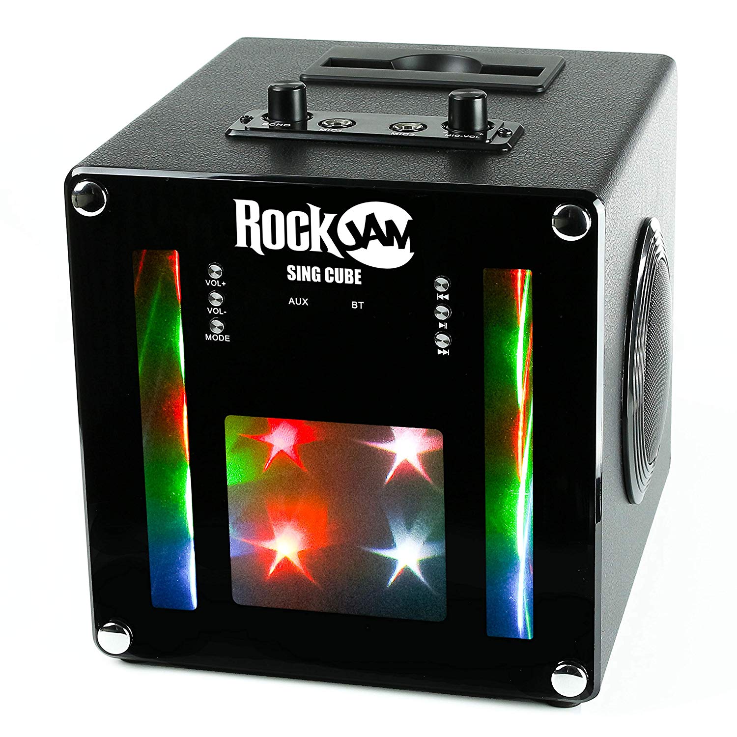 RockJam RJSC01BK Singcube 5Watt Rechargeable Bluetooth Karaoke