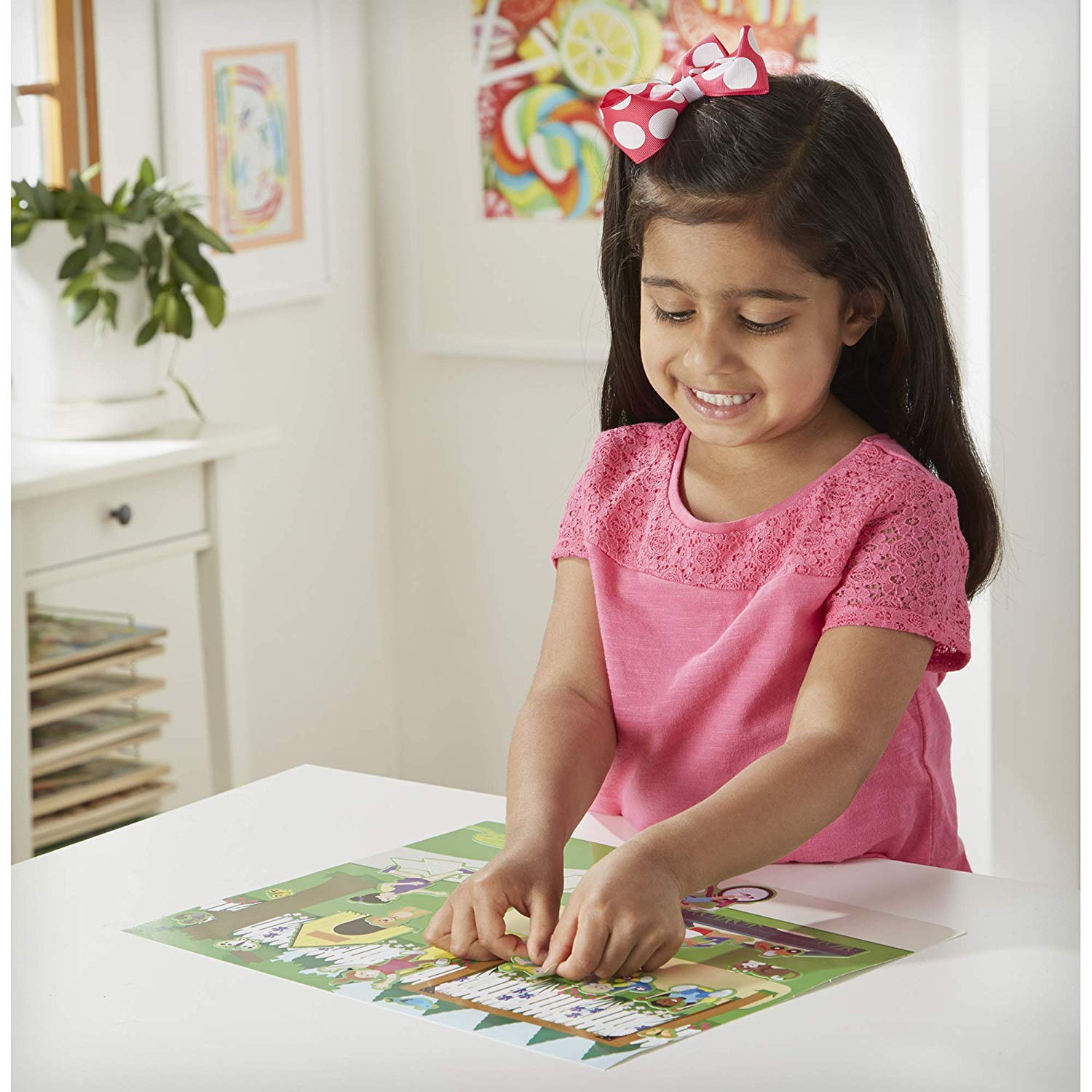 Melissa & Doug Reusable Sticker Books for 3+ Year Olds, Play House Sticker Book, Plane Activities Toddlers - Image 3
