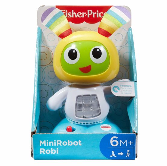 Fisher-Price Mini Robot Robi, Electronic Baby Toy + 6 Months (Mattel FFD92) - Image 3