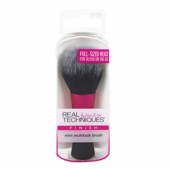 Real Techniques Mini Travel Size Multitask Makeup Brush for Blush, Bronzer or Highlighter (Packaging and Handle Colour May Vary) - Image 4