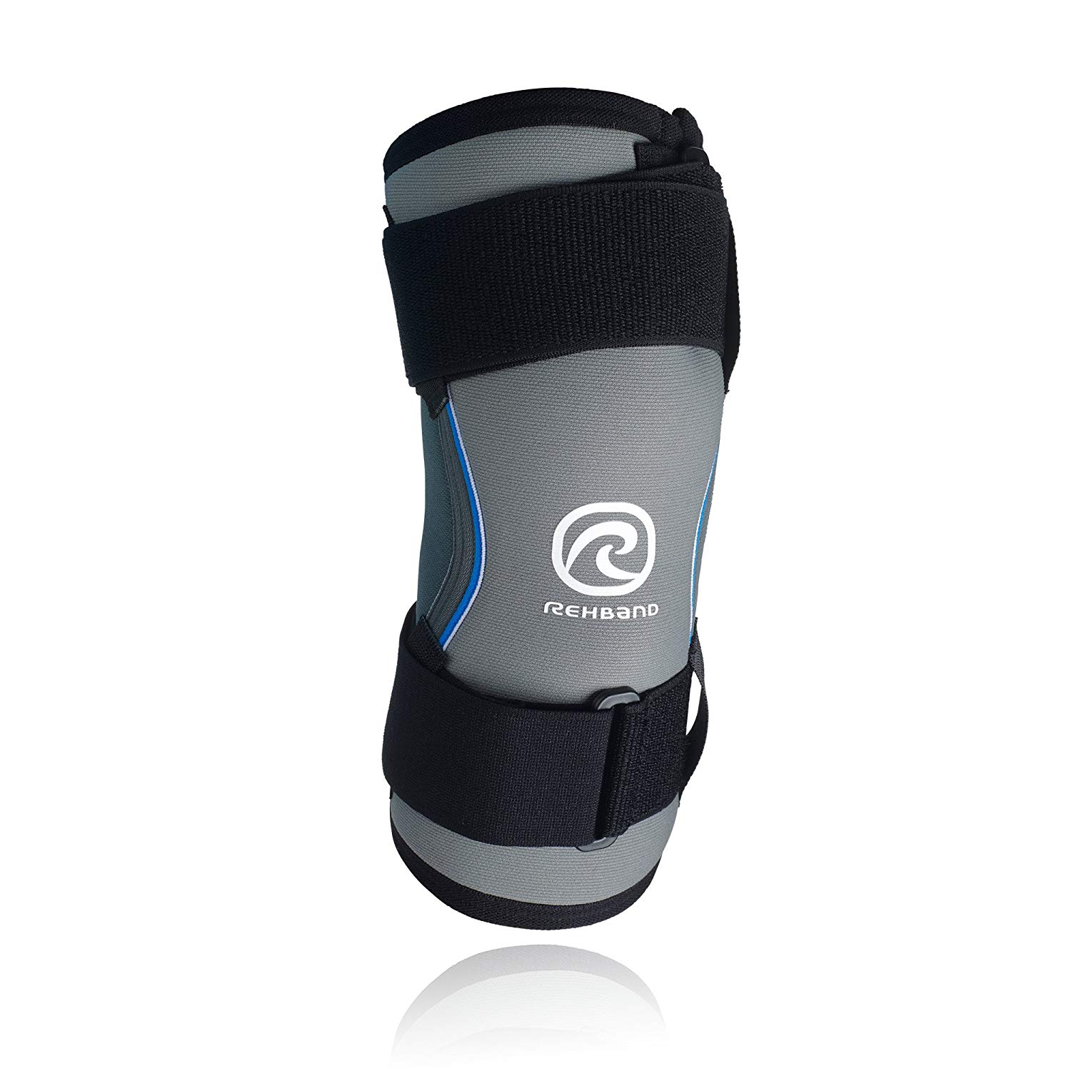 Rehband Power Line Neoprene Brace Right Elbow Support - Grey, X-Large, XL