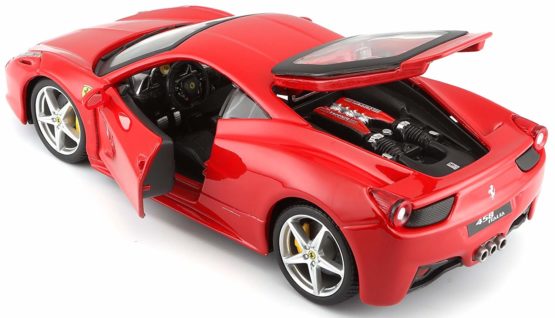Bburago Ferrari 458 Italia 1:24 Diecast Model Car - Image 3