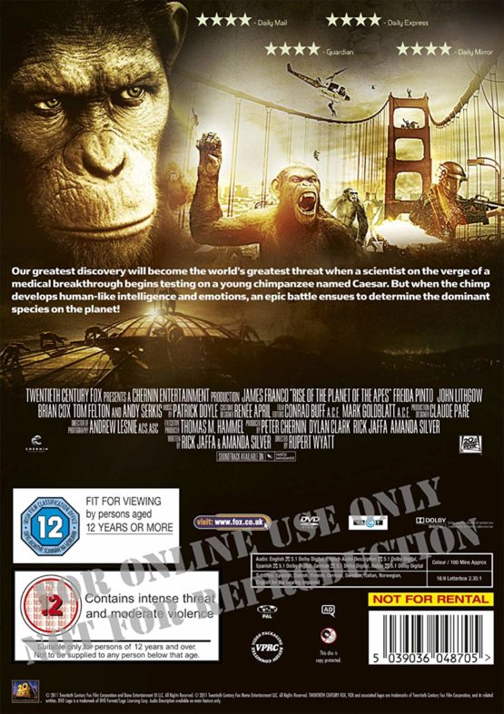 Rise of the Planet of the Apes [DVD] - Image 2