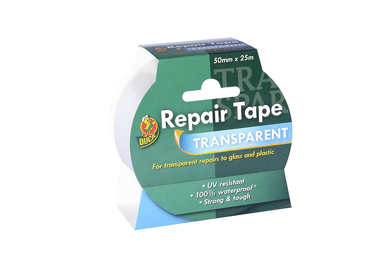 Duck Tape Transparent Repair Tape ,Clear, Strong, Repair, High Strength Adhesive 50mm X 25m
