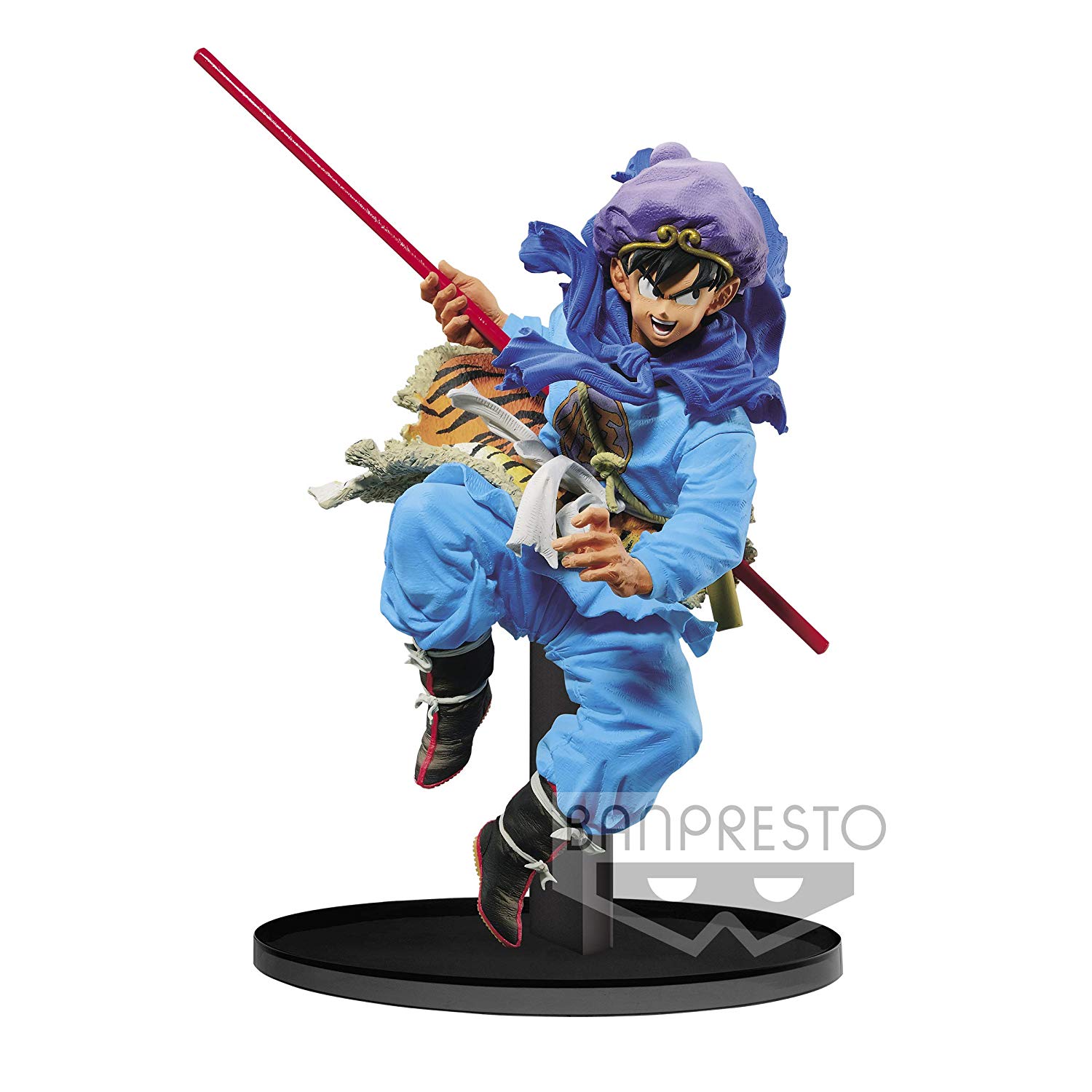 Banpresto 604725 "Scultures Dragon Ball Z- Bwfc Journey West- Goku Action Figure, 14 cm, Purple