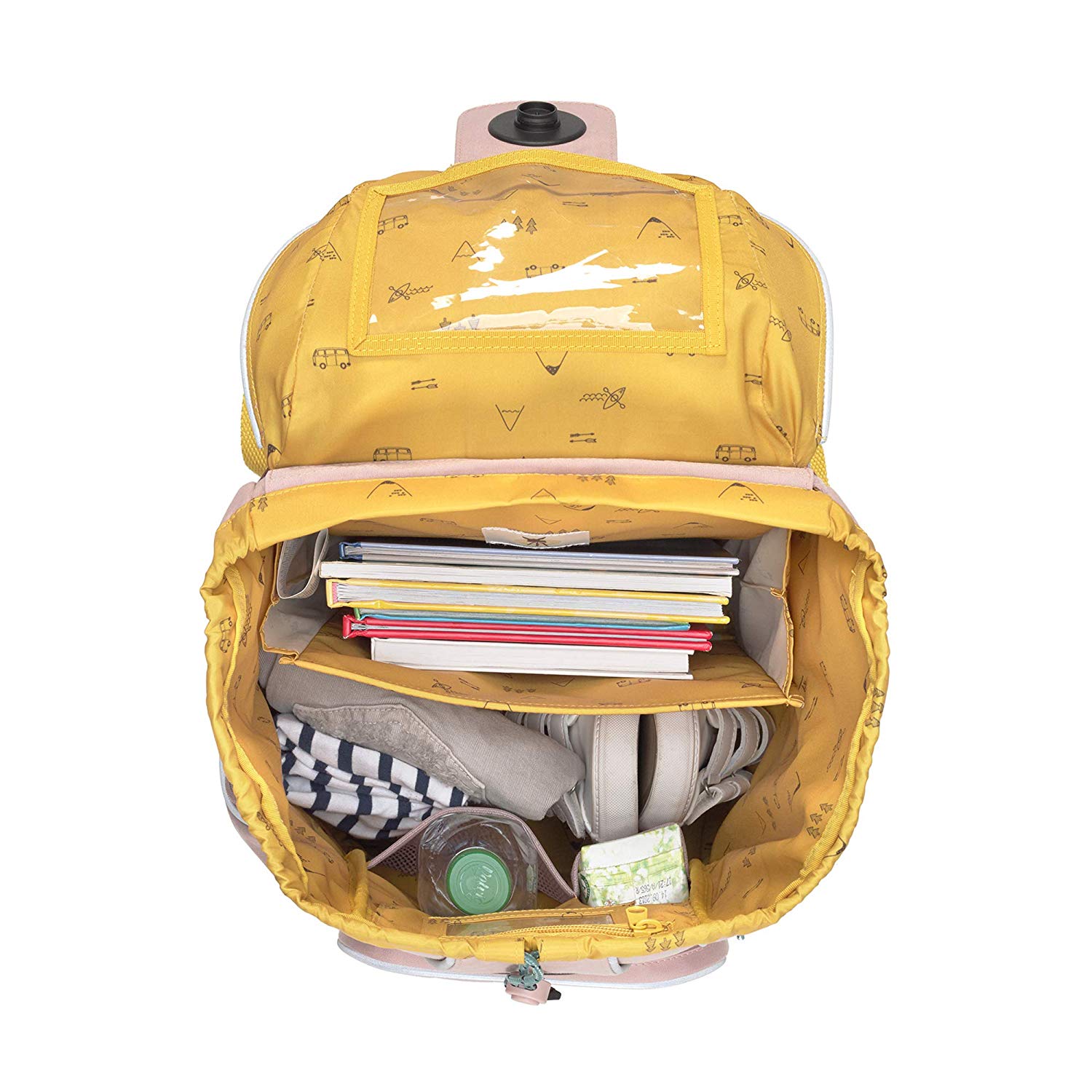 LÄSSIG Adventure School Bag Set 5 pieces, 40 cm, 15 L, Tipi pink - Image 4