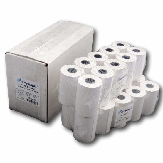 EPOSGEAR "Ingenico" Thermal Paper Credit Card PDQ Swipe Machine Receipt Printer Roll (Pack of 20) (1)