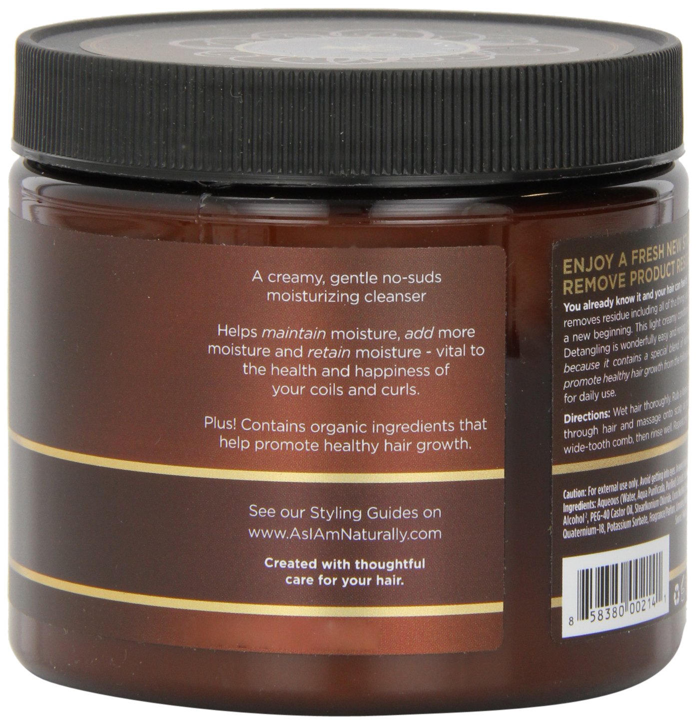 As I Am Coconut CoWash Cleansing Conditioner 16 oz./454 g, Off White, 454 g (Pack of 1) - Image 2
