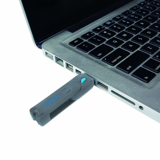 Logilink USB Port Blocker Lock grey 1x Schlüssel, 8x Schlösser - Image 2