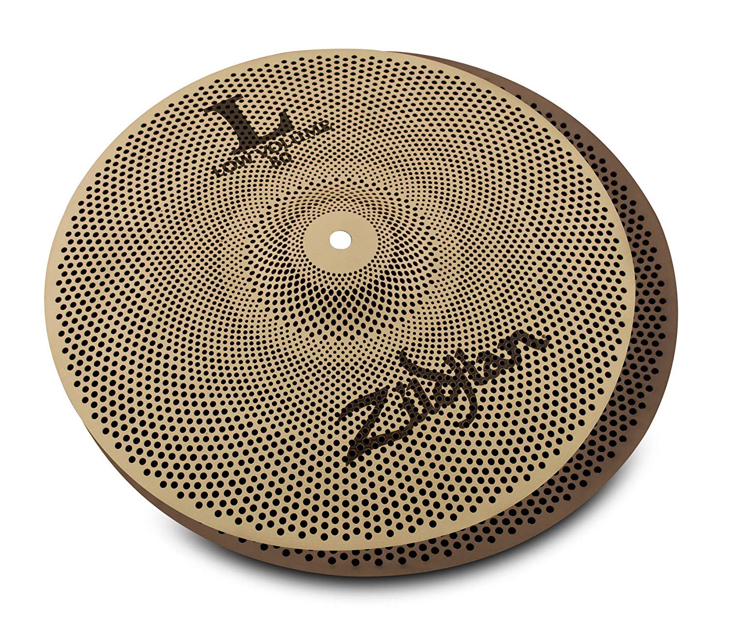 Zildjian L80 Series Low Volume 3 Cymbal Box Set - 14 Inch Hi-Hats, 16 Inch Crash, 18 Inch Crash/Ride, Gold, 14",16",18" - Image 2
