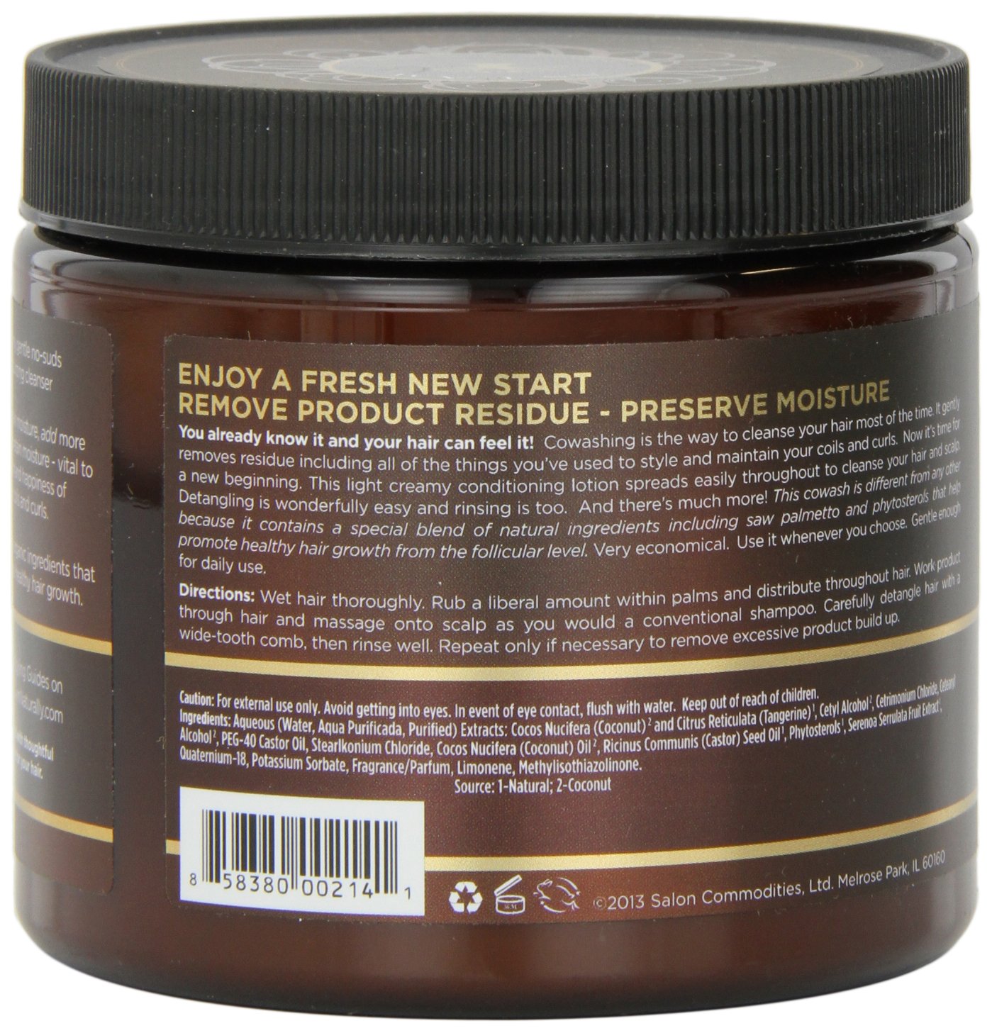 As I Am Coconut CoWash Cleansing Conditioner 16 oz./454 g, Off White, 454 g (Pack of 1) - Image 3