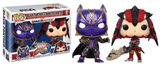 Funko 2780 Pop Games Marvel vs. Capcom Black Panther vs. Monster Hunter - Image 2