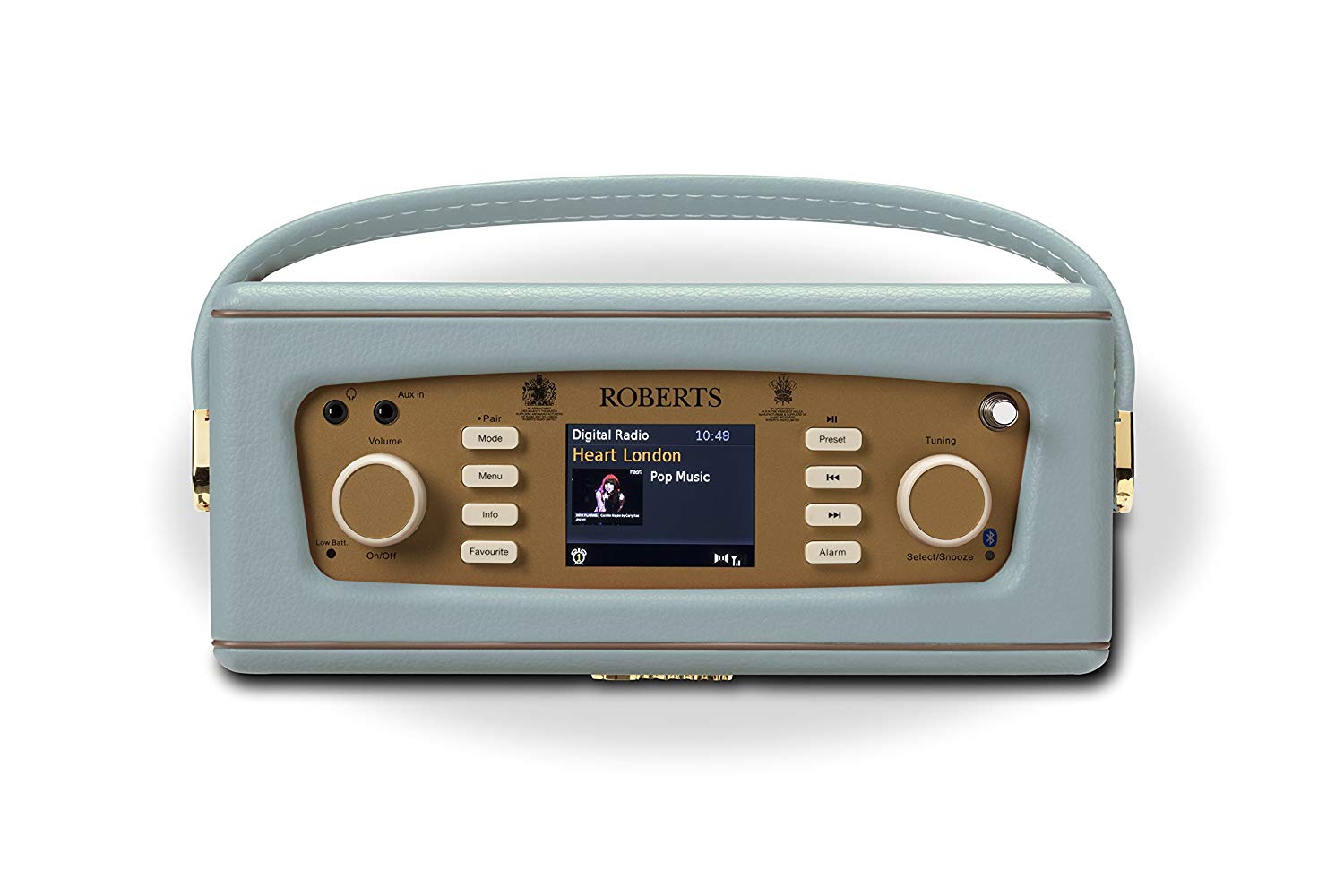 Roberts Radio Revival RD70DE FM/DAB/DAB+ Digital Radio with Bluetooth - Duck Egg, turquoise - Image 4