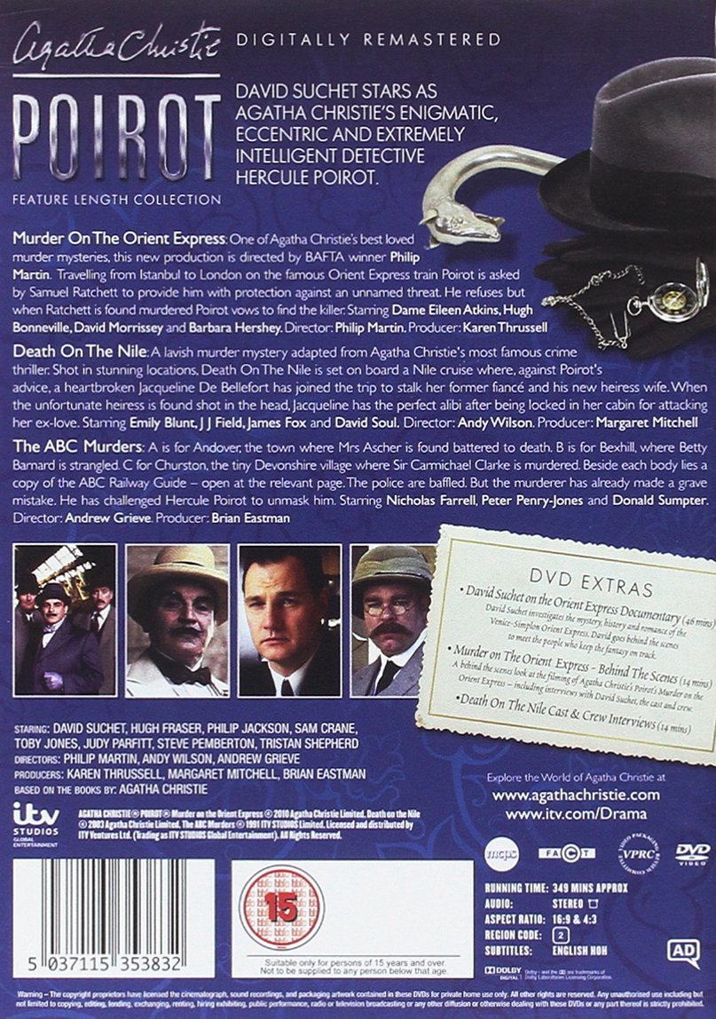 Agatha Christie's Poirot: Feature Length Collection (Digitally Re-mastered) - Image 2