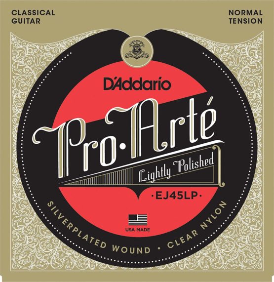 D'Addario EJ45LP Pro-Arte Composites Normal (.028-.043) Lightly Polished Classical Guitar Strings