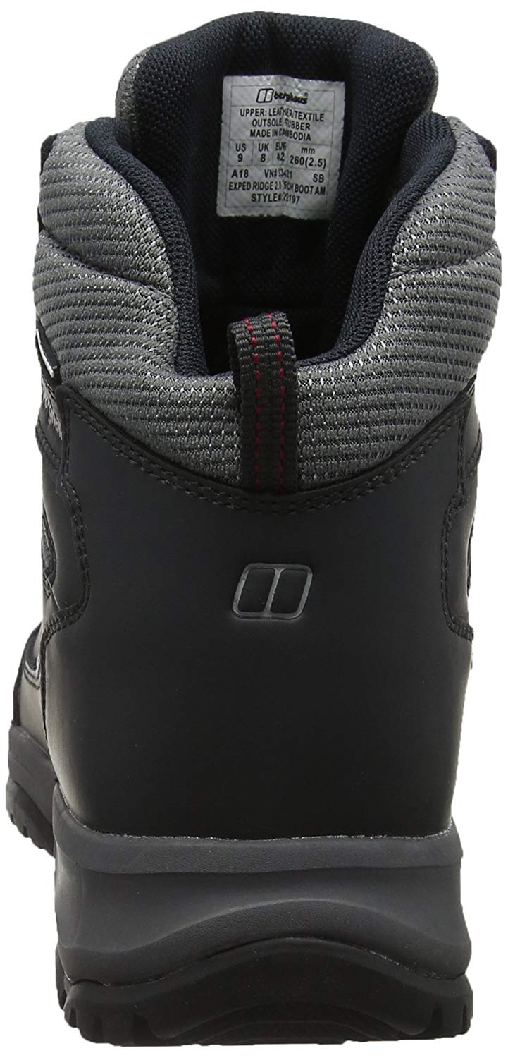 Berghaus Men's Expeditor Ridge 2.0 Waterproof Walking Boots, Black Red, 8 UK - Image 3