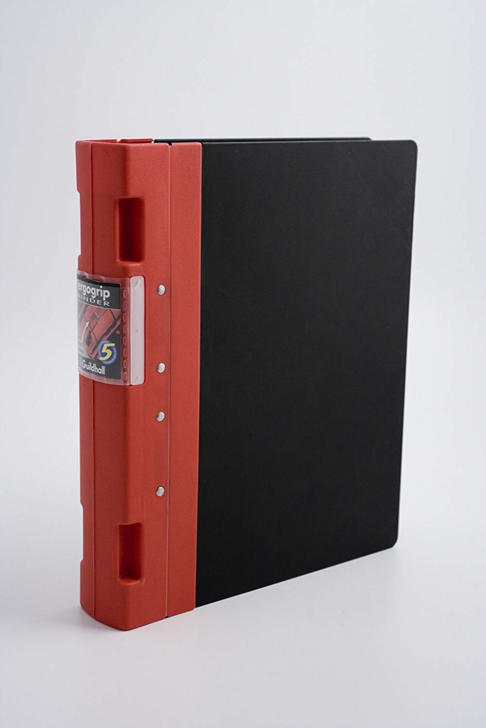 Exacompta Guildhall Ergogrip Binder, 2 Rings, A4 - Red