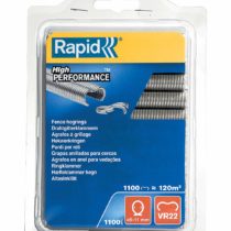 Rapid High Performance Galvanised Fence Hog Rings, VR22, 5-11 mm, 40108806 - 1100 Pieces