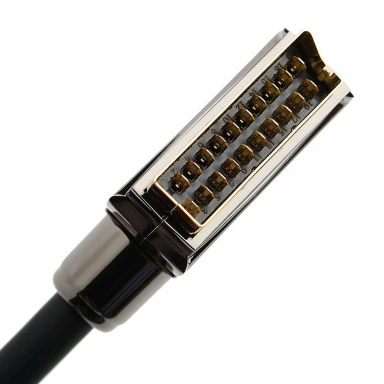 KabelDirekt – 5m SCART cable (21-pin, multiple shieldings, precision connector, full HD) PRO Series - Image 4