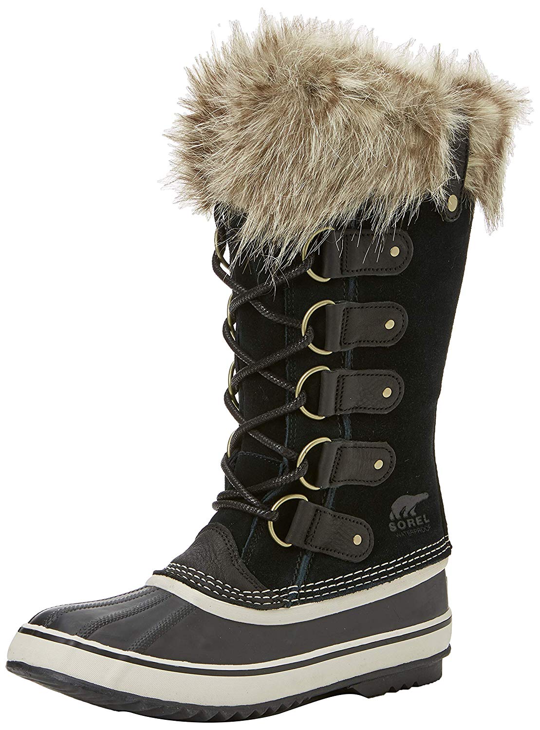 Sorel Women's Boots, JOAN OF ARCTIC, Black (Stone), Size UK: 6, Black Stone, 6 UK