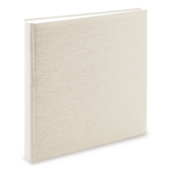 Goldbuch Summertime Trend 2 27605 Photo Album with 60 White Pages with Pargamine Dividers, Memory Album with Linen Cover, Photo Album for Gluing, Beige, 30 x 31 cm - Image 2