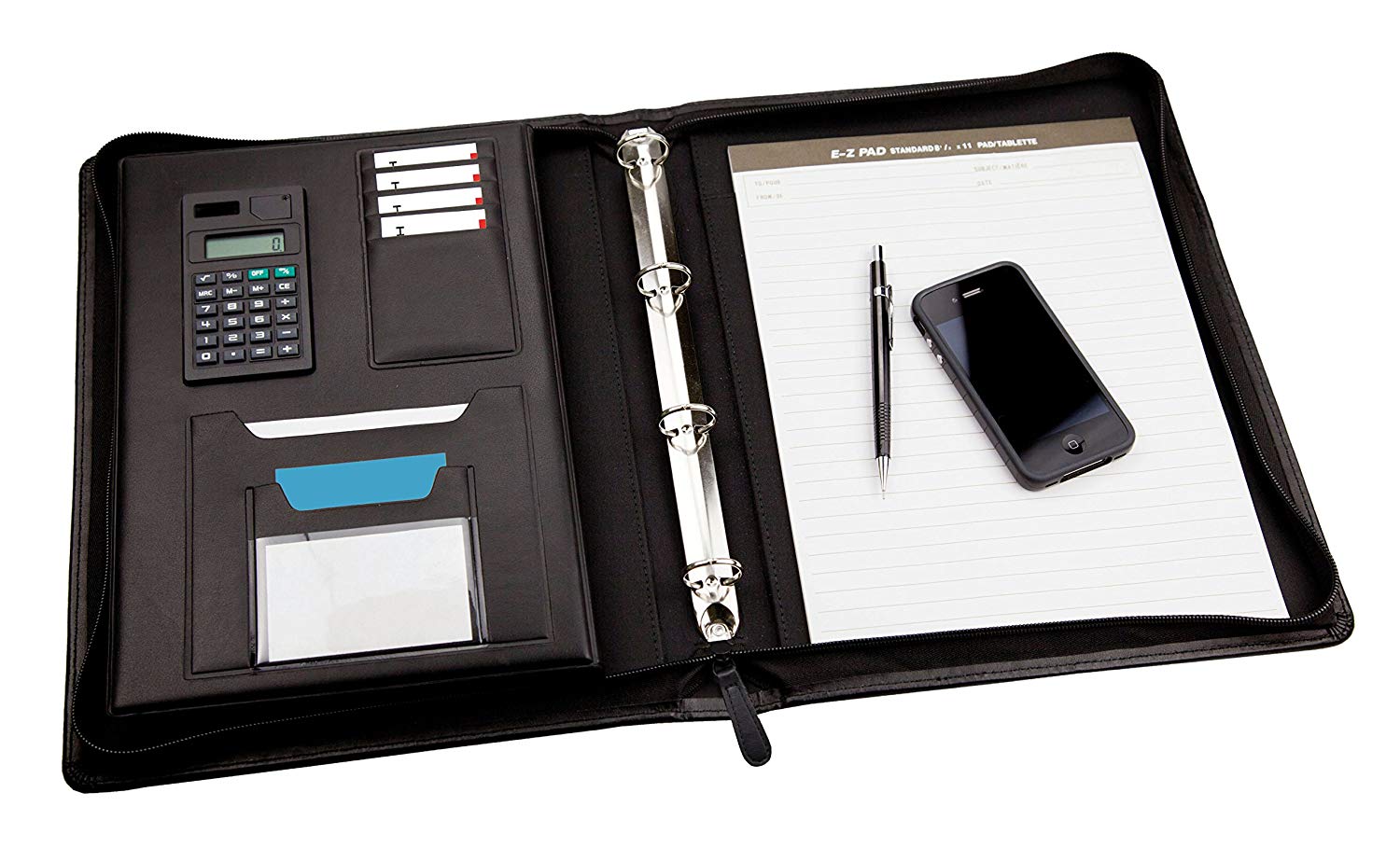 Portfolio Ringbinder A4 Black 2827, Konferenzmappe - Image 3