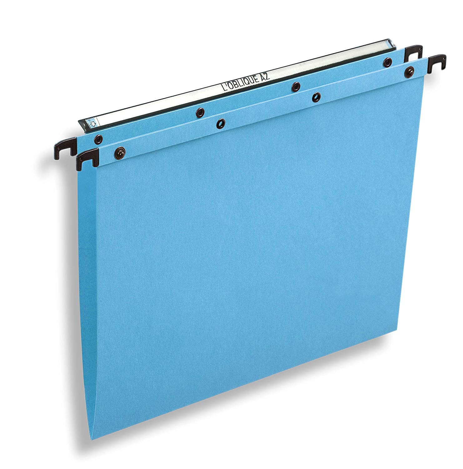 Dossiers Files for Drawers Pack of AZO Fund V BLEU, blue, V-shaped base