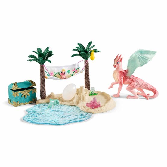 Schleich 42436 Dragon Island with treasure - Image 2